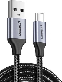 Kabelis Ugreen 60124, USB/USB-C, 0.25 m, juoda
