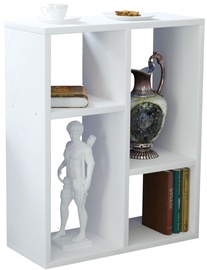 Kavos staliukas Kalune Design Lupus, baltas, 51.4 cm x 22 cm x 63.6 cm