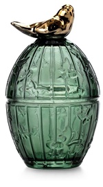 Декоративный сосуд AmeliaHome Jewelry Box Finch, зеленый