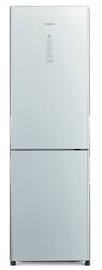 Холодильник Hitachi R-BGX411PRU0 (GS), морозильник снизу