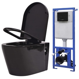 Sienas tualete VLX Wall Hung Toilet 3054477, ar vāku, 360 mm x 560 mm