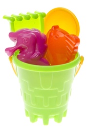 Smilšu kastes rotaļlietu komplekts Happy Toys Sand Toys, daudzkrāsains, 5 gab.