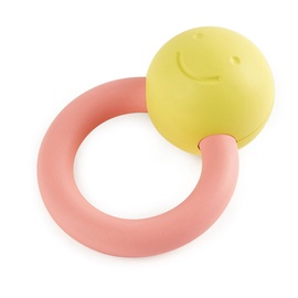 Grabulis Hape Ring Rattle, dzeltena/rozā