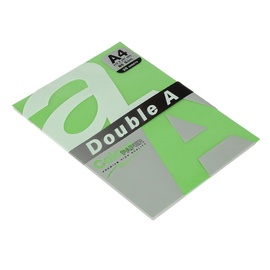 Värviline paber Double A Parrot, A4, 80 g/m², 25 tk, roheline
