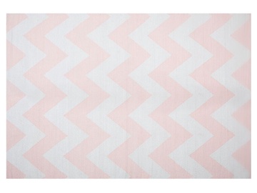 Vaip väliterrassidele/sise Beliani Konarli, valge/roosa, 200 cm x 140 cm