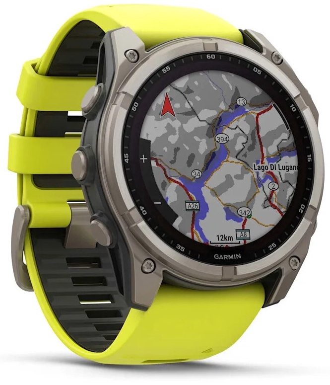 Viedais pulkstenis Garmin Fenix 8 51mm Solar Sapphire 010-02907-21, sudraba