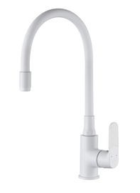 Кухонный смеситель Invena Joga Plus BZ-32-P02-C, белый