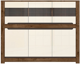 Kummut Black Red White Ruso, elevandiluu/pruun, 45.5 cm x 149 cm x 120.5 cm