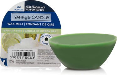 Воск, ароматический Yankee Candle Wax Melt Vanilla Lime, 8 час, 22 г, 15 мм x 56 мм