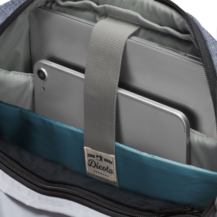 Сумка для ноутбука Dicota Eco Tote Bag Motion, синий, 13-15.6″