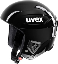 Лыжный шлем Uvex Race +, черный, 60-61 см