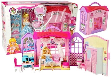 Кукольный домик Lean Toys Lelia Girls Dream Pink Villa LT7361