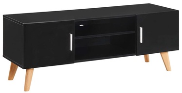 TV-laud VLX MDF 247308, must, 1200 mm x 400 mm x 460 mm