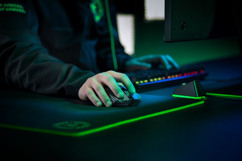 Spēļu pele Razer Viper Ultimate + uzlādes stacija, melna, bezvadu, optiskā