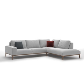 Stūra dīvāns Hanah Home Secret, gaiši pelēka, 230 x 290 cm x 88 cm