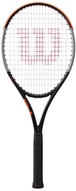 Теннисная ракетка Wilson Burn 100ULS V4 WR045010U2, черный/oранжевый