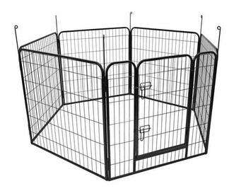 Клетка для собаки Flamingo Zecta, 162 x 140 x 80 cm (поврежденная упаковка)