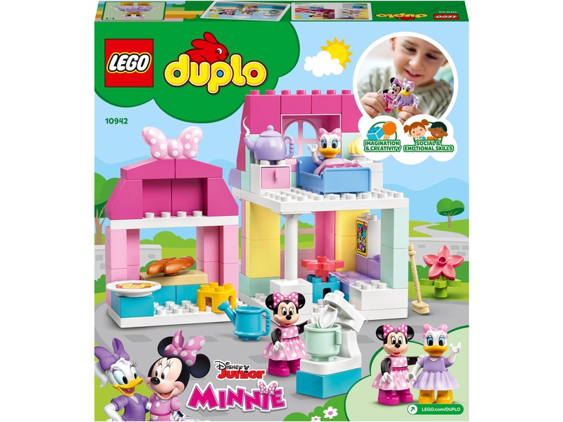 Konstruktors LEGO DUPLO® | Disney Mickey and Friends Minnijas māja un kafejnīca 10942, 91, gab.