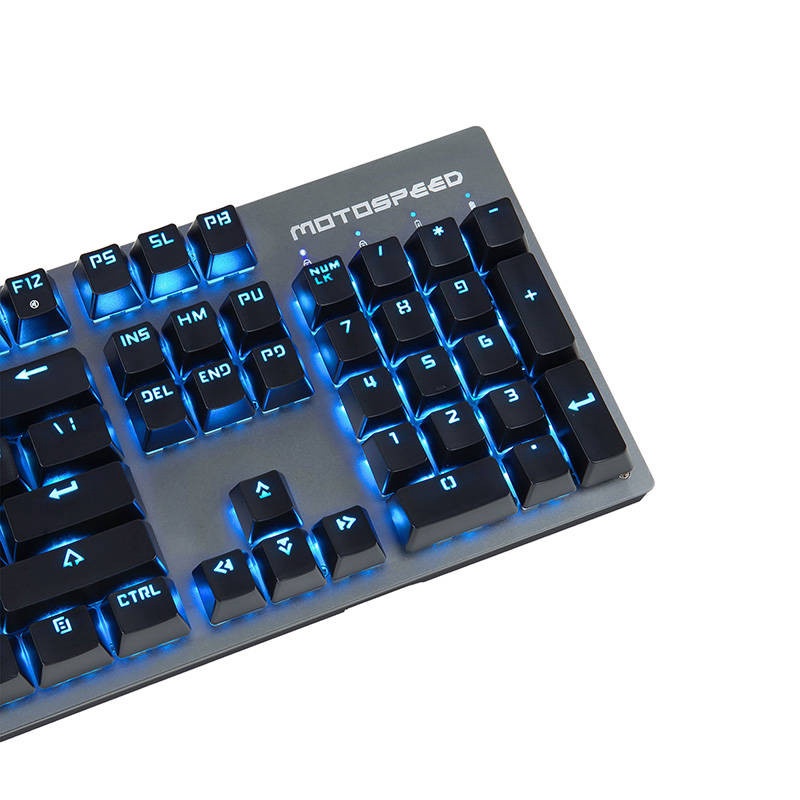 Klaviatūra Motospeed GK89 Black, EN, melna, bezvadu