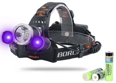 Фонарь на голову BORUiT RJ-3000, 30 Вт, 6500 °К, IPX4