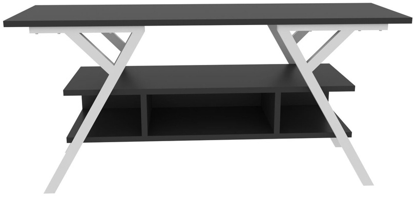 TV-laud Kalune Design Minerva, antratsiit/valge, 35 cm x 120 cm x 55 cm