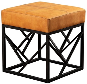 Пуф Hanah Home Koza, горчичный, 46 см x 46 см x 44 см