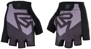 Velo cimdi universālā Rock Machine Race Gloves SF, melna/pelēka, XL
