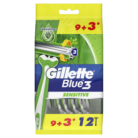 Бритва Gillette Blue 3 Sensitive, 12 шт.