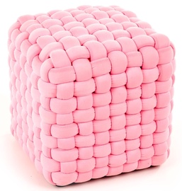 Pufs Halmar Rubik, rozā, 35 cm x 35 cm x 35 cm