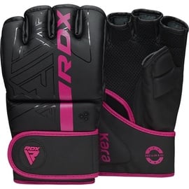 Перчатки для ММА RDX Grappling F6 Matte GGR-F6MP-L, черный/розовый, L