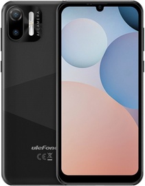 Mobiiltelefon Ulefone Note 6T, must, 3GB/64GB
