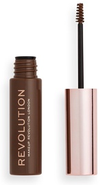 Uzacu gēls Makeup Revolution London Brow Gel Medium Brown, 6 ml