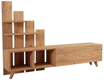 TV-laud Kalune Design MC607234, mänd/pruun, 160 cm x 33 cm x 115 cm