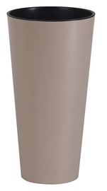 Puķu pods Prosperplast Tubus Slim, bēša, Ø 150 mm