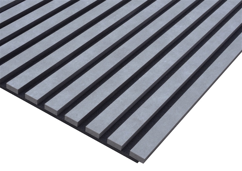 Dekoratiivne akustiline vooder Neuhofer Holz Beton, 240 cm x 57.25 cm x 1.9 cm