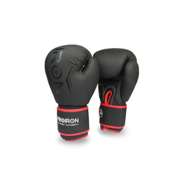 Боксерские перчатки ProIron PRO-QJST02, черный, 12 oz