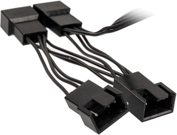 Kaabel Kolink 1-4 PWM Fan Splitter PGW-AC-KOL-049, must, 0.35 m