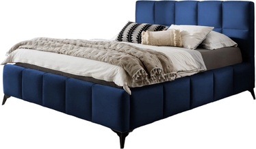 Кровать Mist Loco 40, 140 x 200 cm, темно-синий, с решеткой