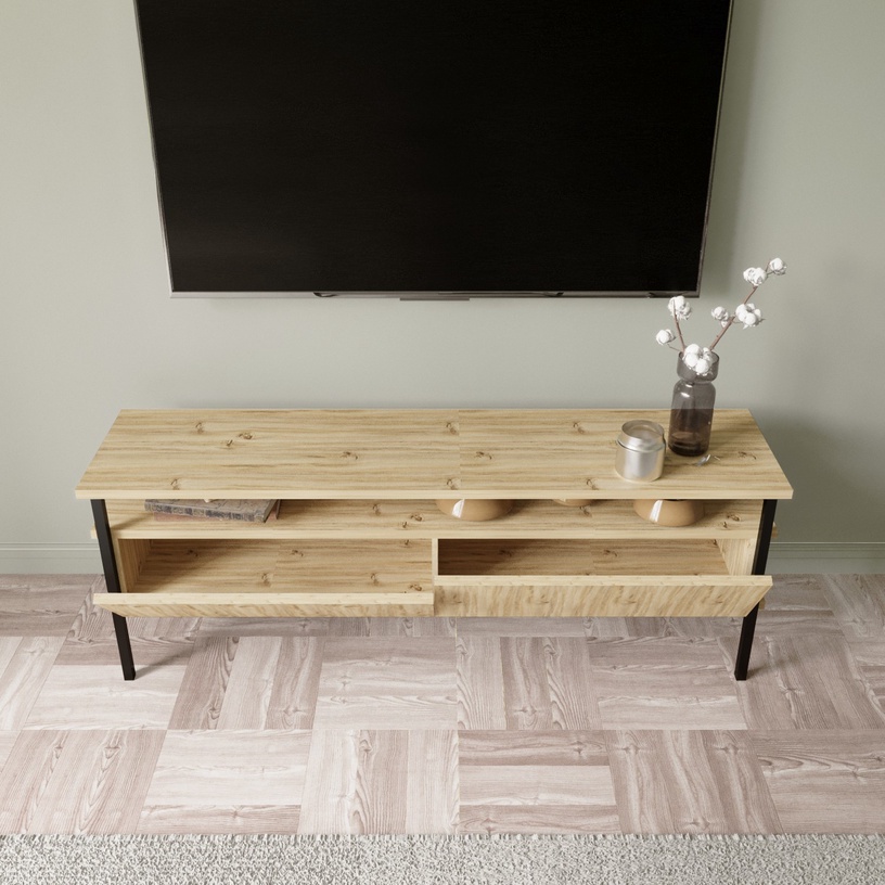 TV-laud Kalune Design Tuana L3025, pruun, 35 cm x 140 cm x 50 cm