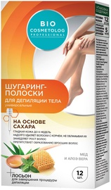 Depilācijas joslas Fito Kosmetik Bio Cosmetolog Professional Sugaring Strips 7302, 12 gab.