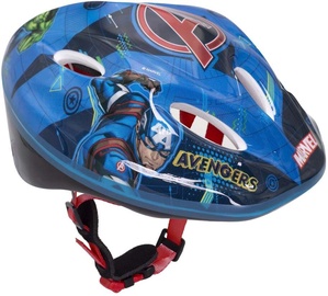 Ķivere velobraukšanai bērniem Disney Avengers, zila/daudzkrāsaina, 52-56 cm