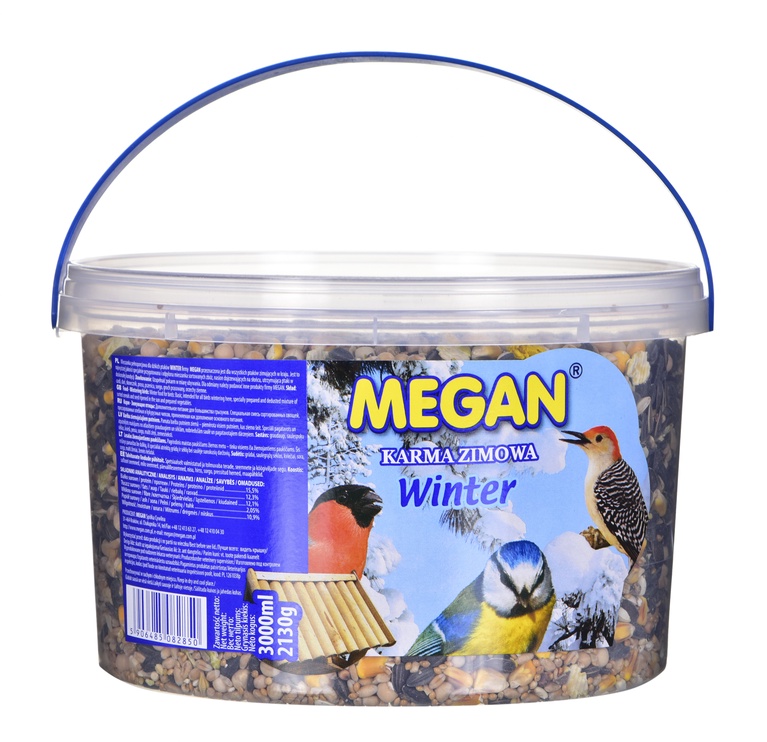 Sausa pārtika Megan Winter, savvaļas putniem, 2.13 kg