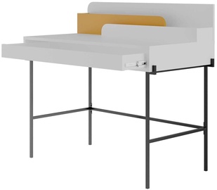 Galds Kalune Design Leila, balta/dzeltena