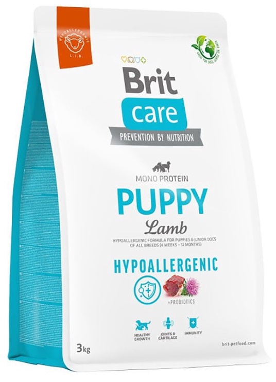 Sausas šunų maistas Brit Hypoallergenic Puppy, ėriena, 3 kg