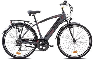 Elektriskais velosipēds Esperia Bourget, 20" (50 cm), 28", 250 W, 13 Ah, pelēka