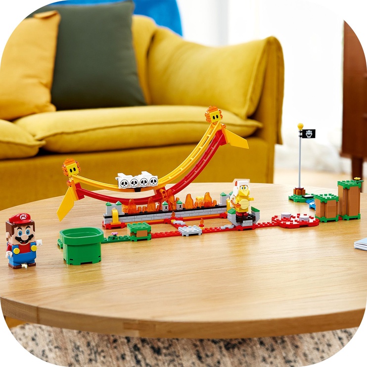 Konstruktor LEGO® Super Mario™ Laavalainel sõitmise laienduskomplekt 71416, 218 tk