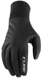 Velo cimdi universāls Cube Performance All Season Long Finger, melna, XXL