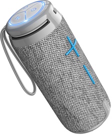 Bezvadu skaļrunis Borofone BR24, pelēka, 10 W