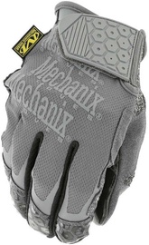 Darba cimdi pirkstaiņi Mechanix Wear Box Cutter BCG-08-010, tekstilmateriāls/ādas imitācija/silikons, pelēka, L, 2 gab.