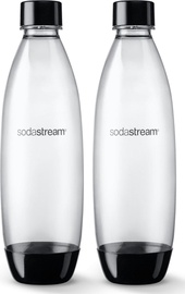 Бутылочка SodaStream Fuse, черный/серый, полиэтилентерефталат (пэт), 1 л